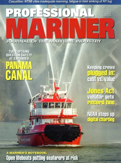 Professional Mariner August 01, 2017 Issue Cover