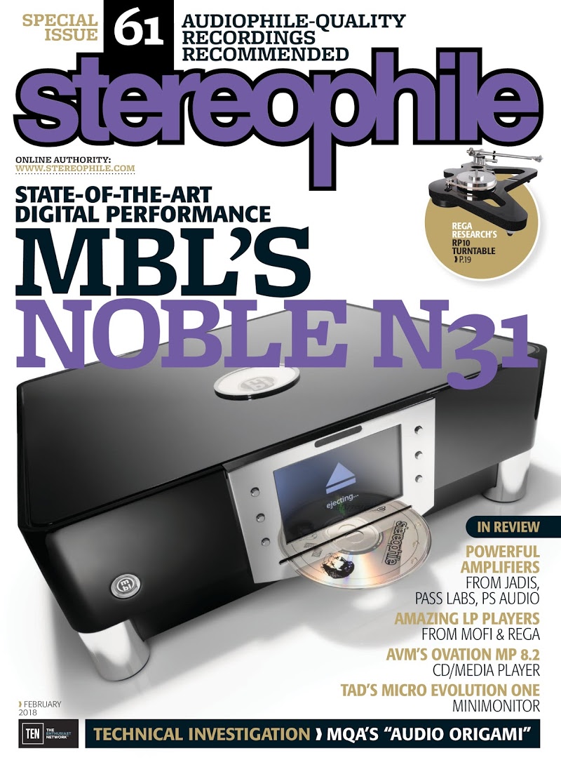 Stereophile February 01, 2018 Issue Cover