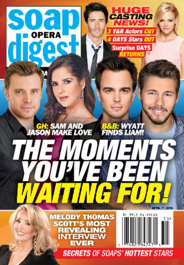 Soap-Opera-Digest April 11, 2016 Issue Cover