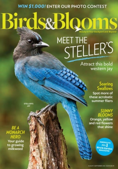 Birds & Blooms August 01, 2020 Issue Cover