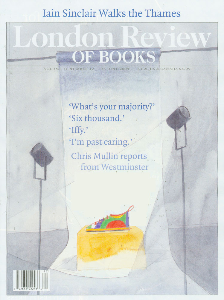 London-Review-Of-Books June 01, 2009 Issue Cover