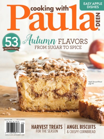 Cooking With Paula Deen September 01, 2018 Issue Cover