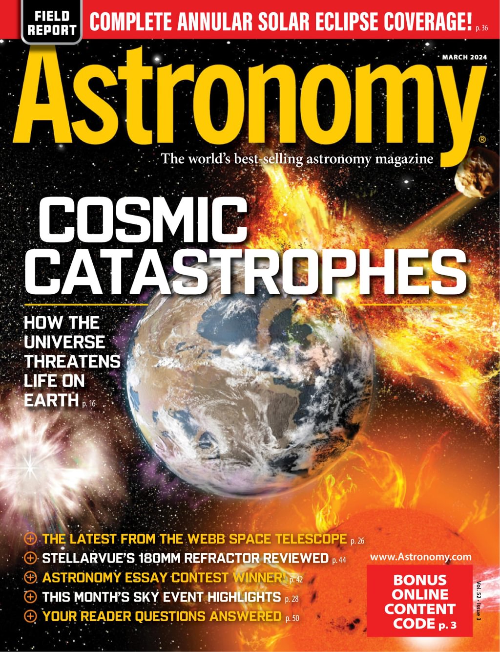 Astronomy March 01, 2024 Issue Cover