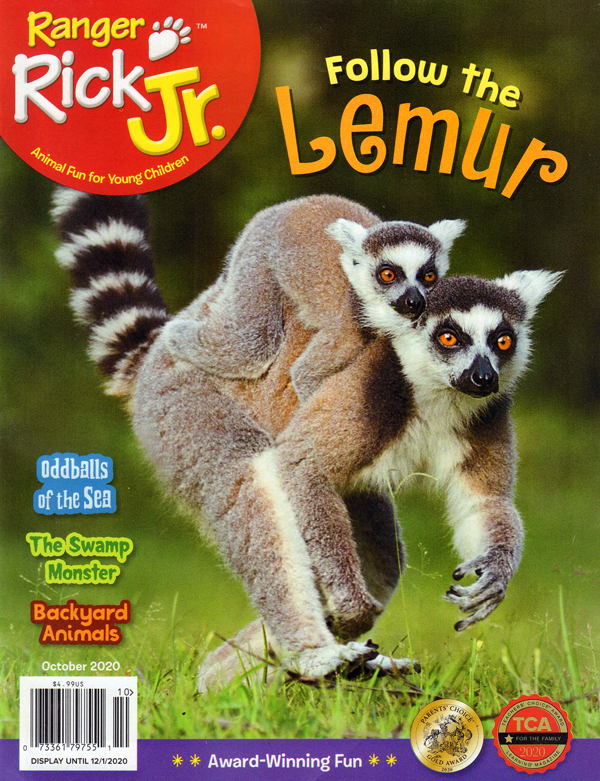 Ranger-Rick-Jr October 01, 2020 Issue Cover