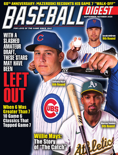 Baseball-Digest September 01, 2020 Issue Cover