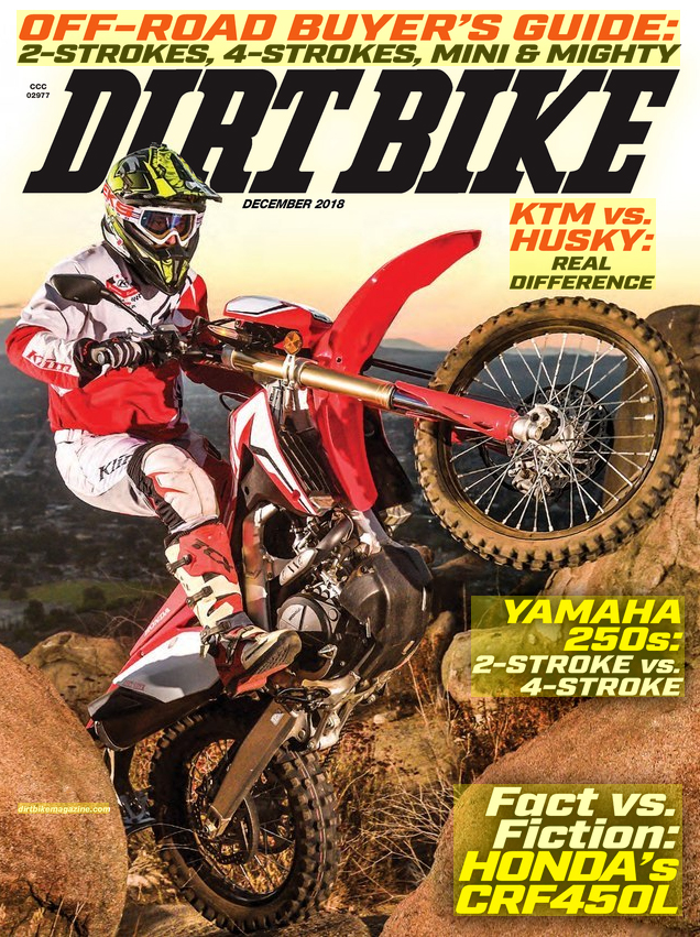 Dirt-Bike December 01, 2018 Issue Cover