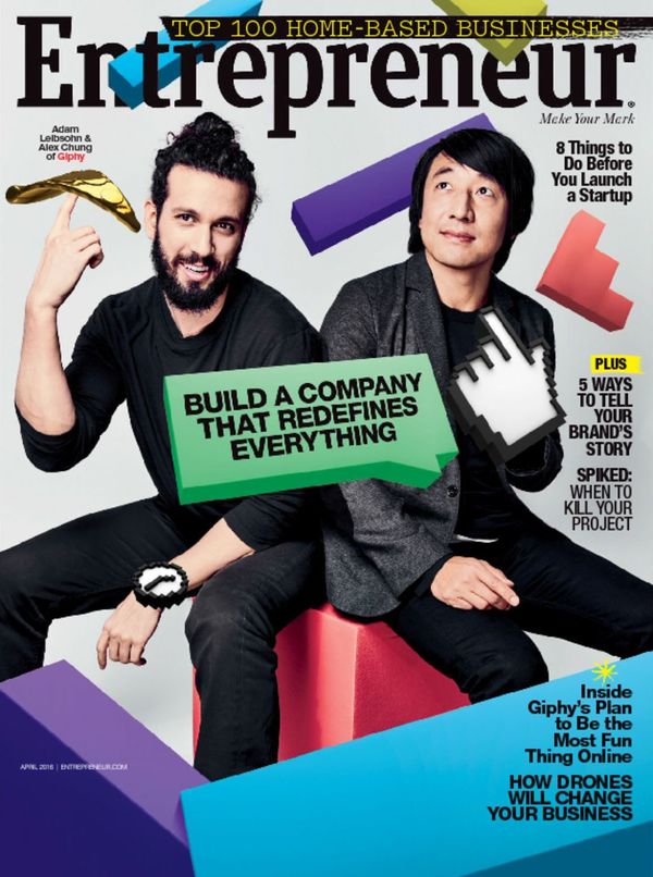 Entrepreneur April 01, 2016 Issue Cover