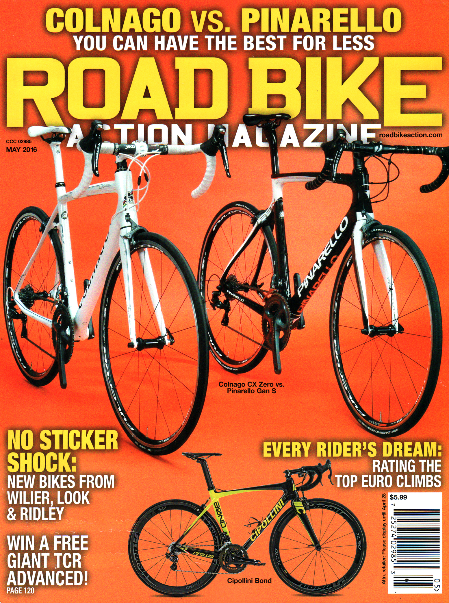 Road-Bike-Action May 01, 2016 Issue Cover