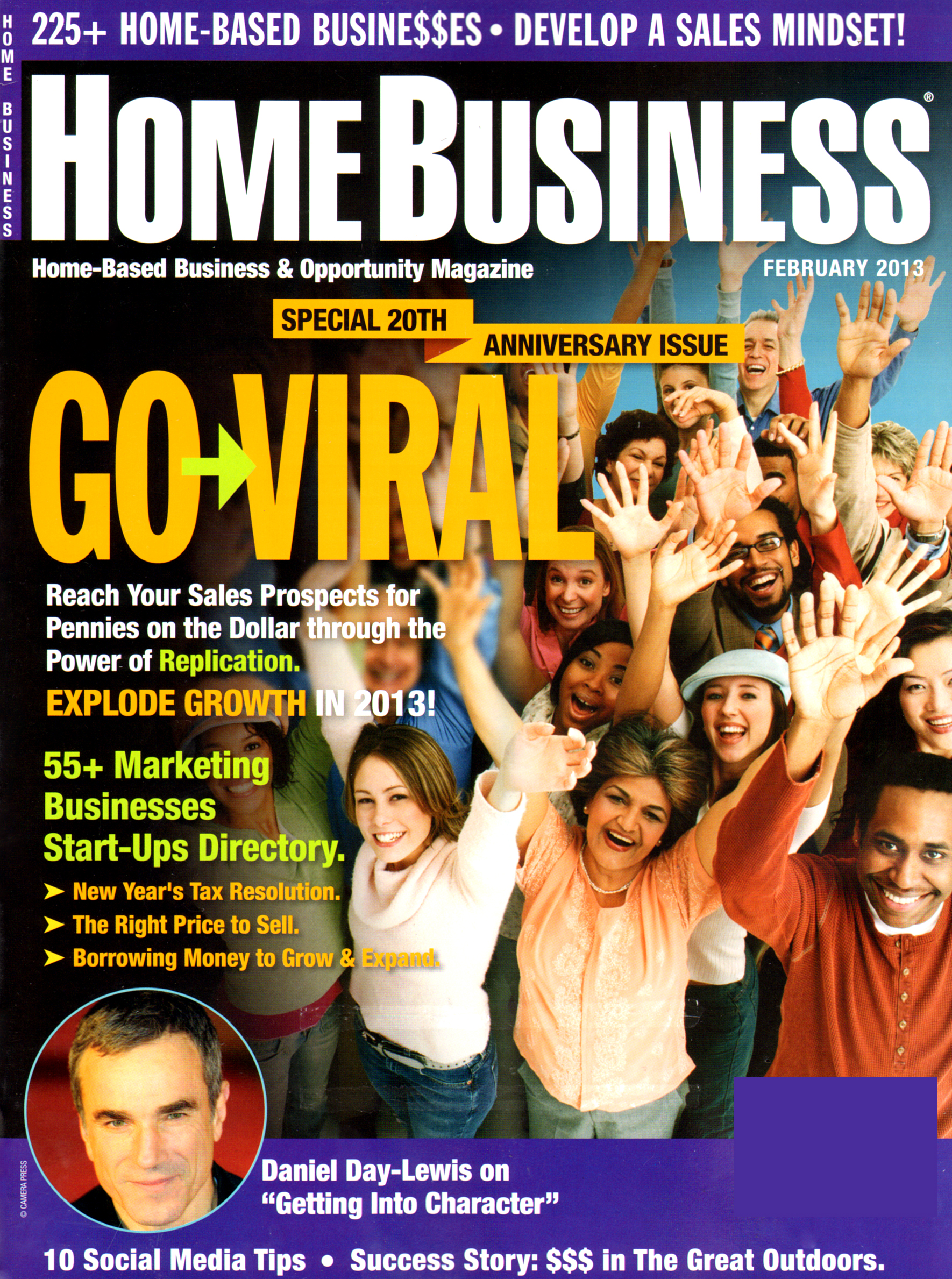 Home-Business-Magazine February 01, 2013 Issue Cover