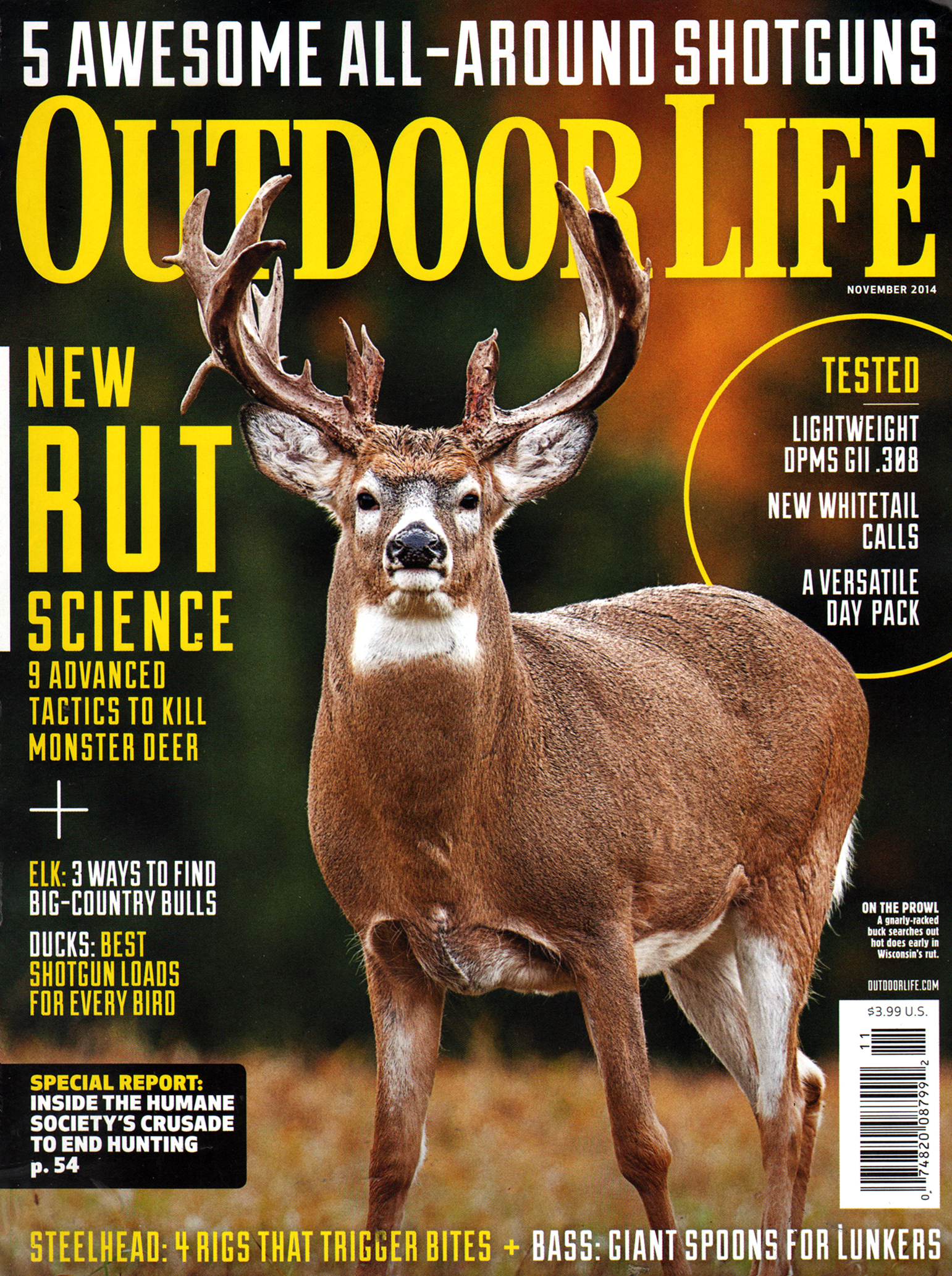 Outdoor-Life November 01, 2014 Issue Cover
