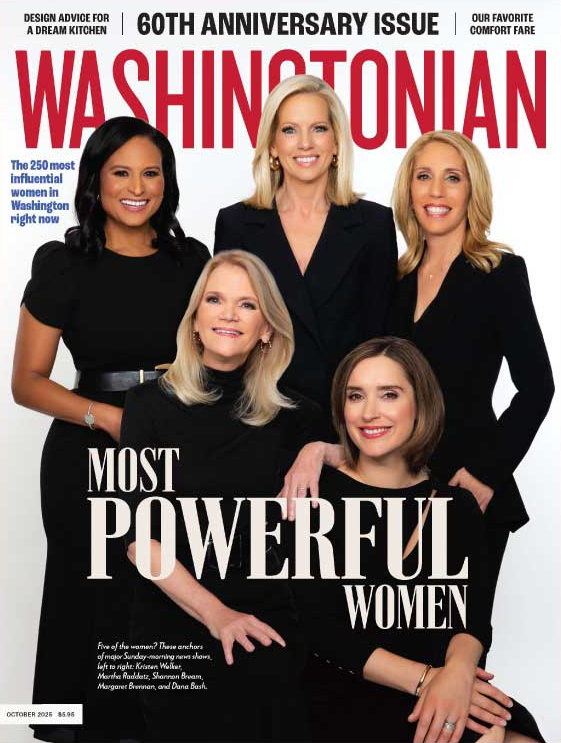 Washingtonian October 01, 2025 Issue Cover