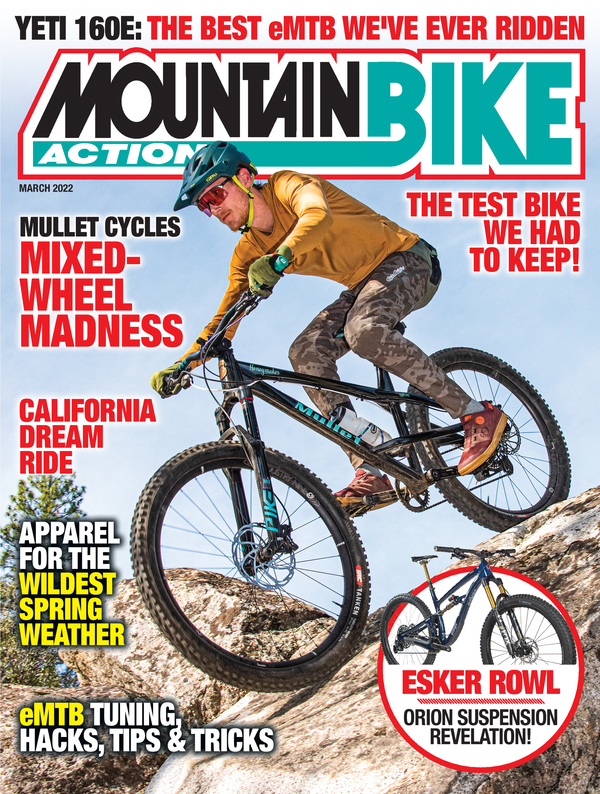 Mountain-Bike-Action March 01, 2022 Issue Cover