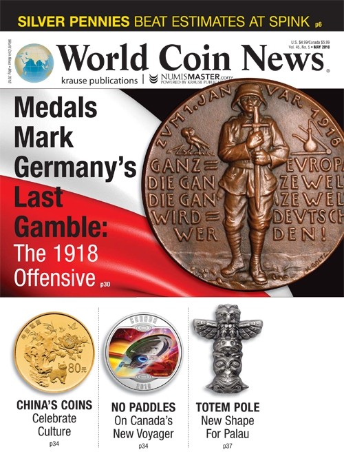World-Coin-News May 01, 2018 Issue Cover