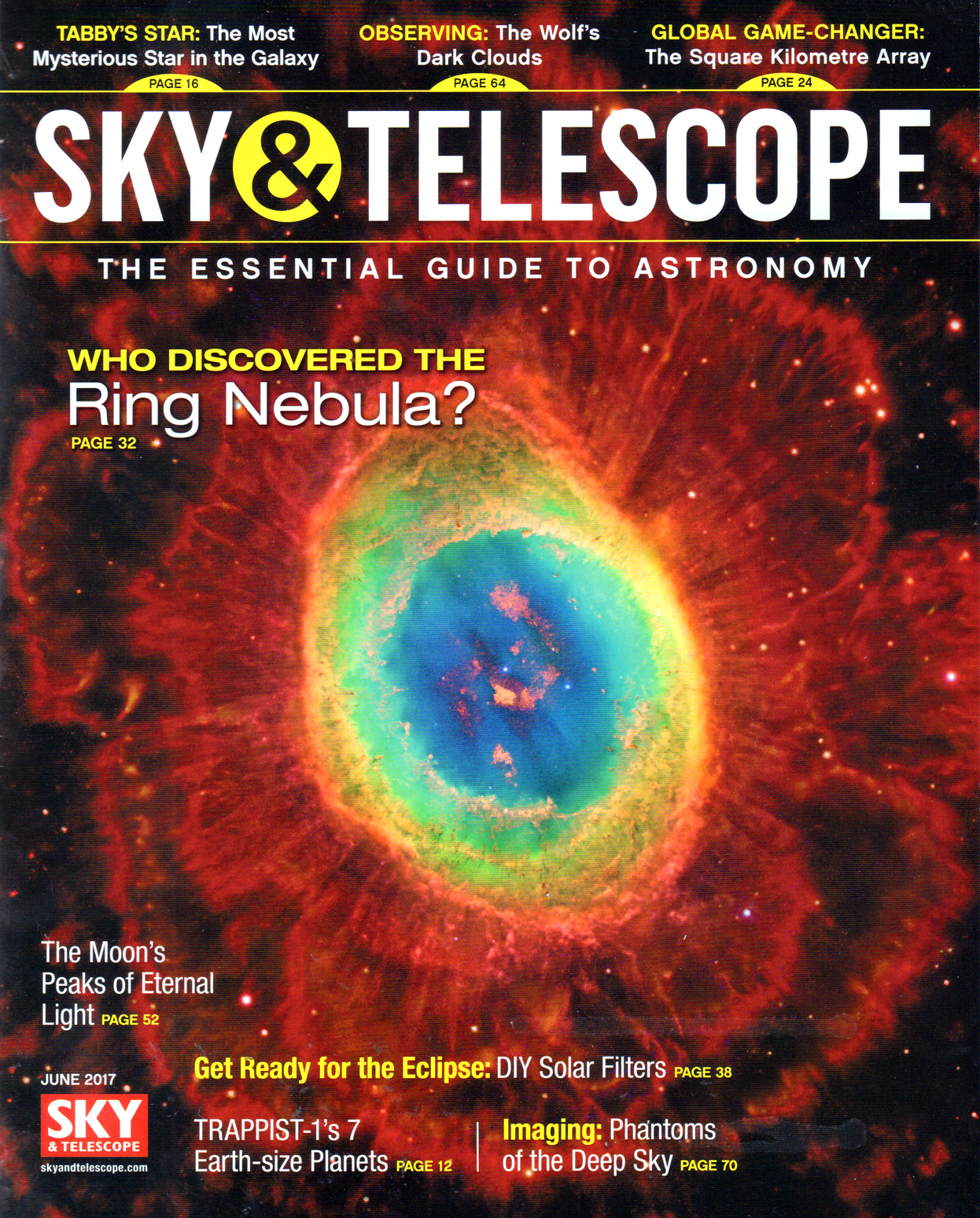 Sky-and-Telescope June 01, 2017 Issue Cover