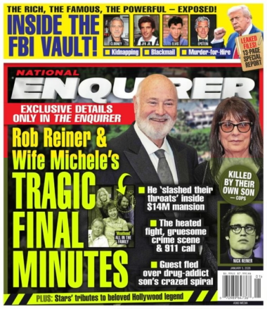 National Enquirer January 05, 2026 Issue Cover