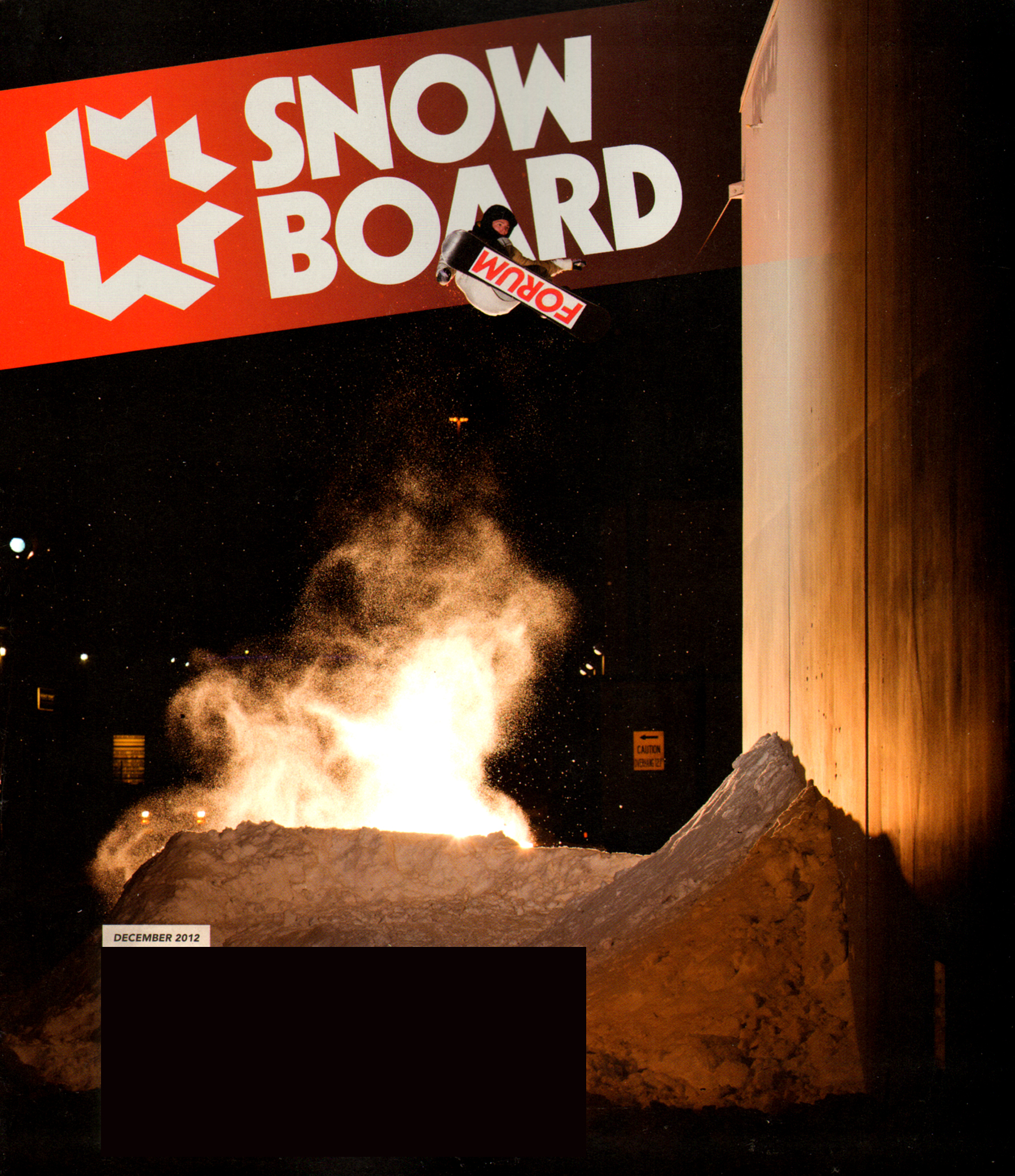 Snowboard December 01, 2012 Issue Cover