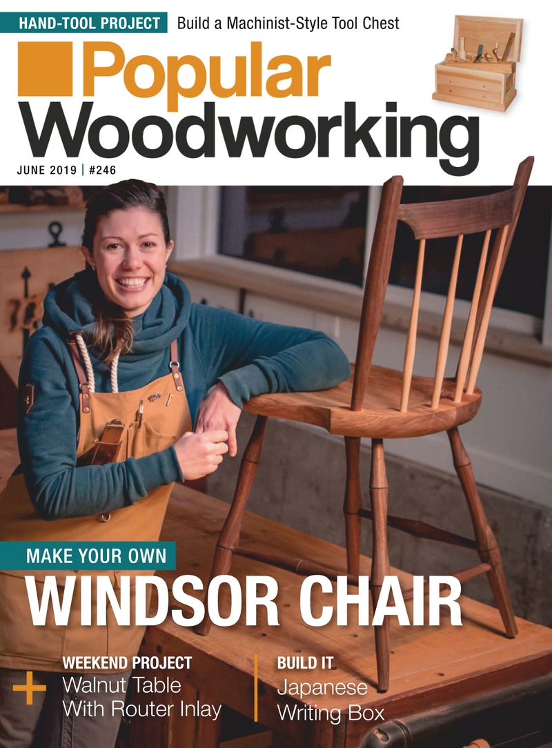 Popular-Woodworking June 01, 2019 Issue Cover