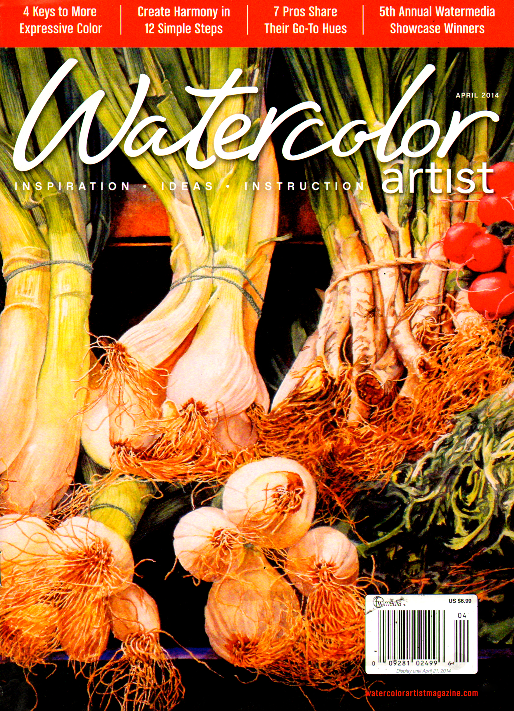 Watercolor-Artist April 01, 2014 Issue Cover