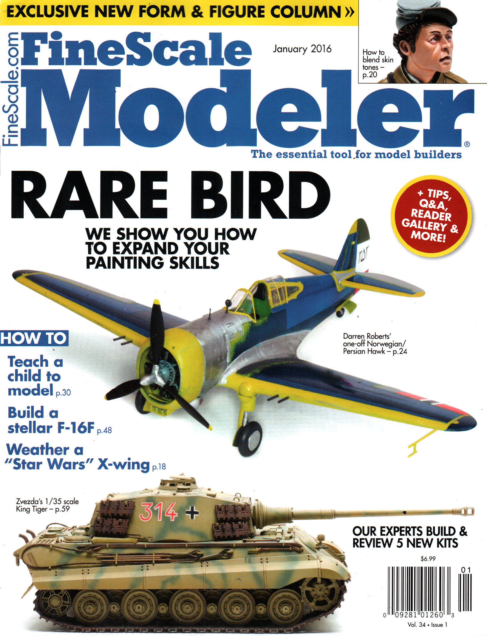 Finescale-Modeler January 01, 2016 Issue Cover