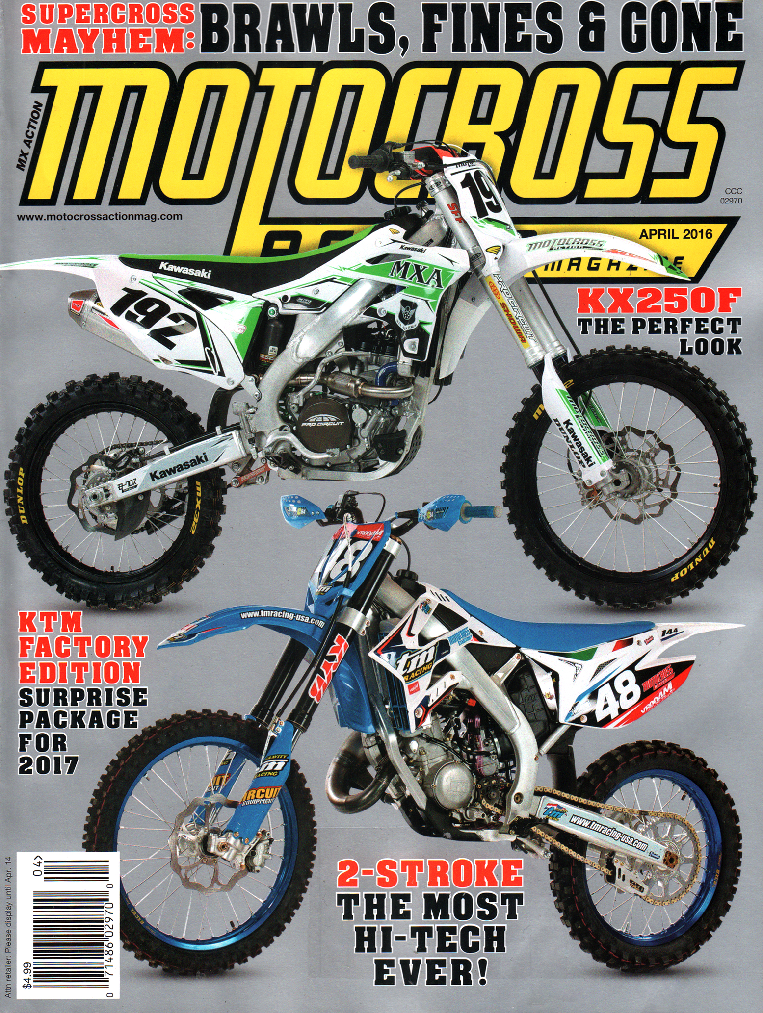 Motocross-Action April 01, 2016 Issue Cover