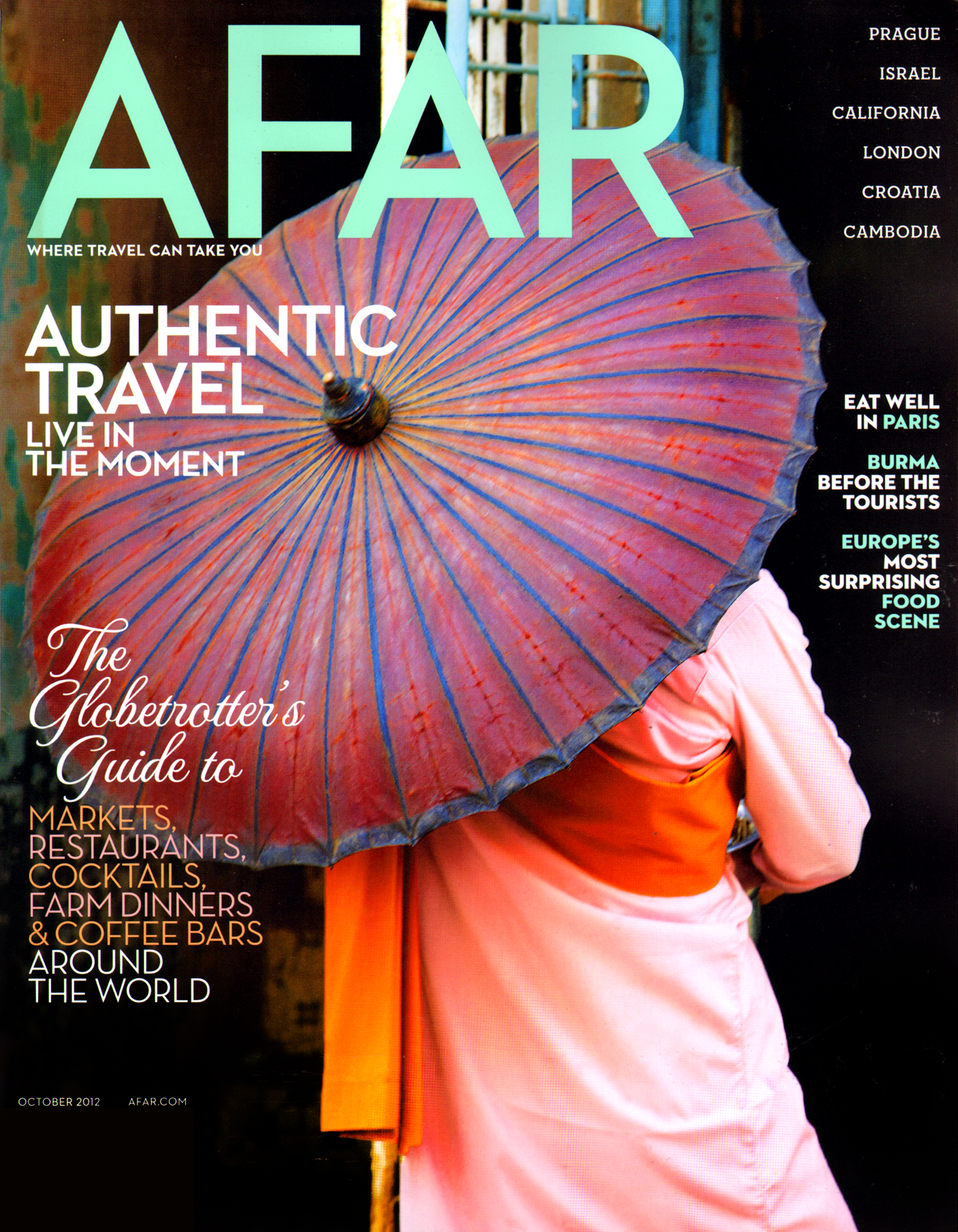 AFAR October 01, 2012 Issue Cover
