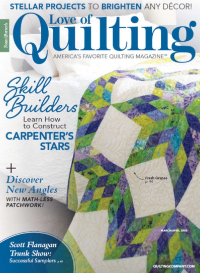 Fons & Porter's Love of Quilting March 01, 2020 Issue Cover