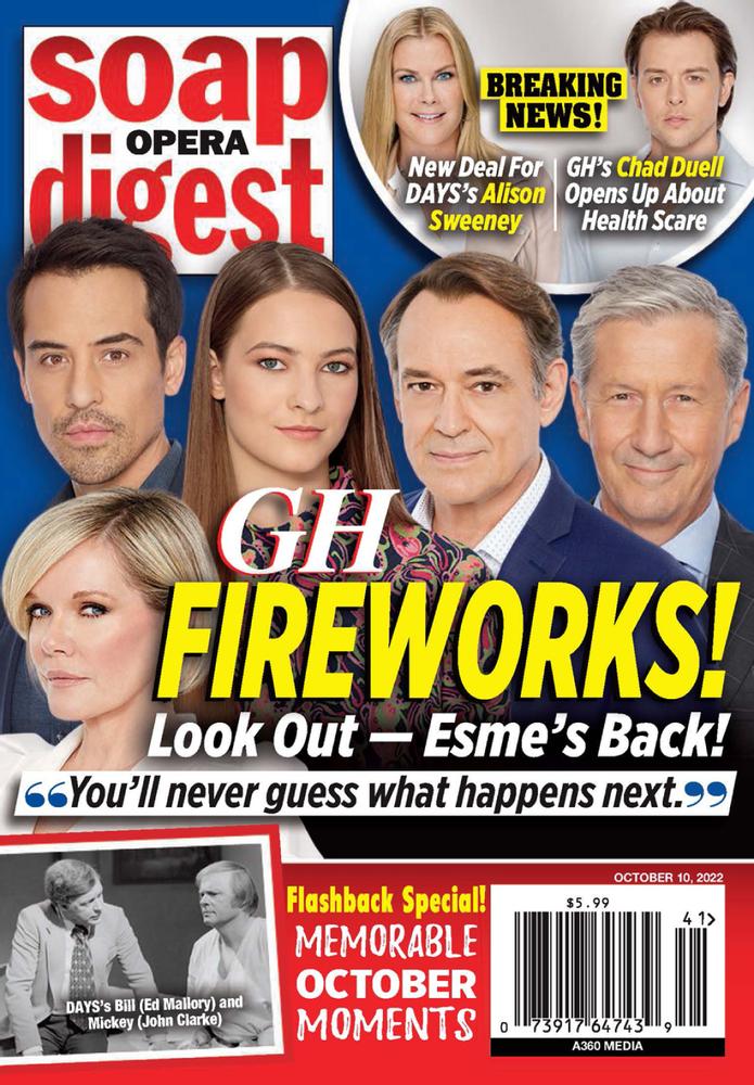 Soap-Opera-Digest October 10, 2022 Issue Cover