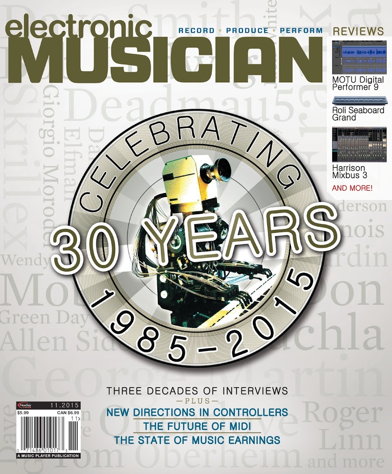Electronic-Musician November 01, 2015 Issue Cover