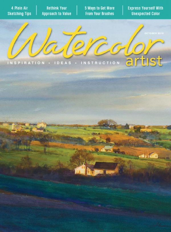 Watercolor-Artist October 01, 2016 Issue Cover
