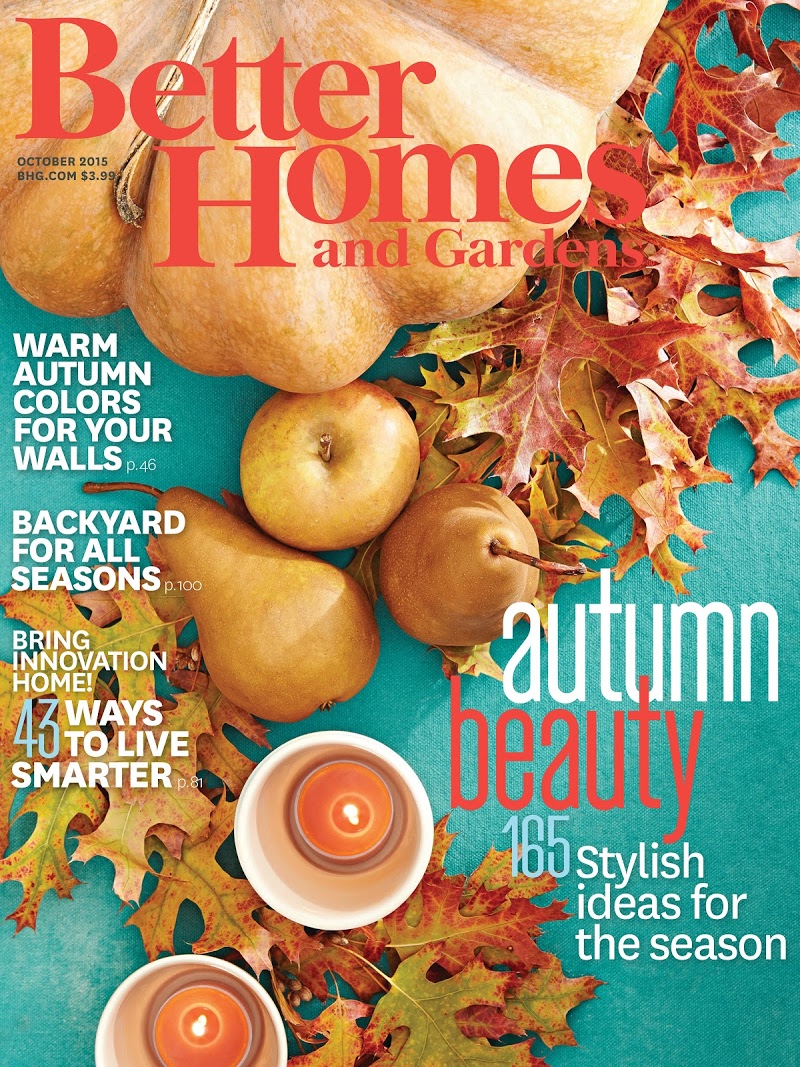 Better-Homes-and-Gardens October 01, 2015 Issue Cover