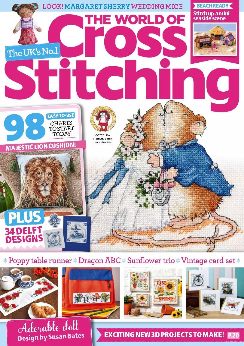 The-World-of-Cross-Stitching August 01, 2024 Issue Cover