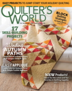 Quilters-World September 01, 2018 Issue Cover