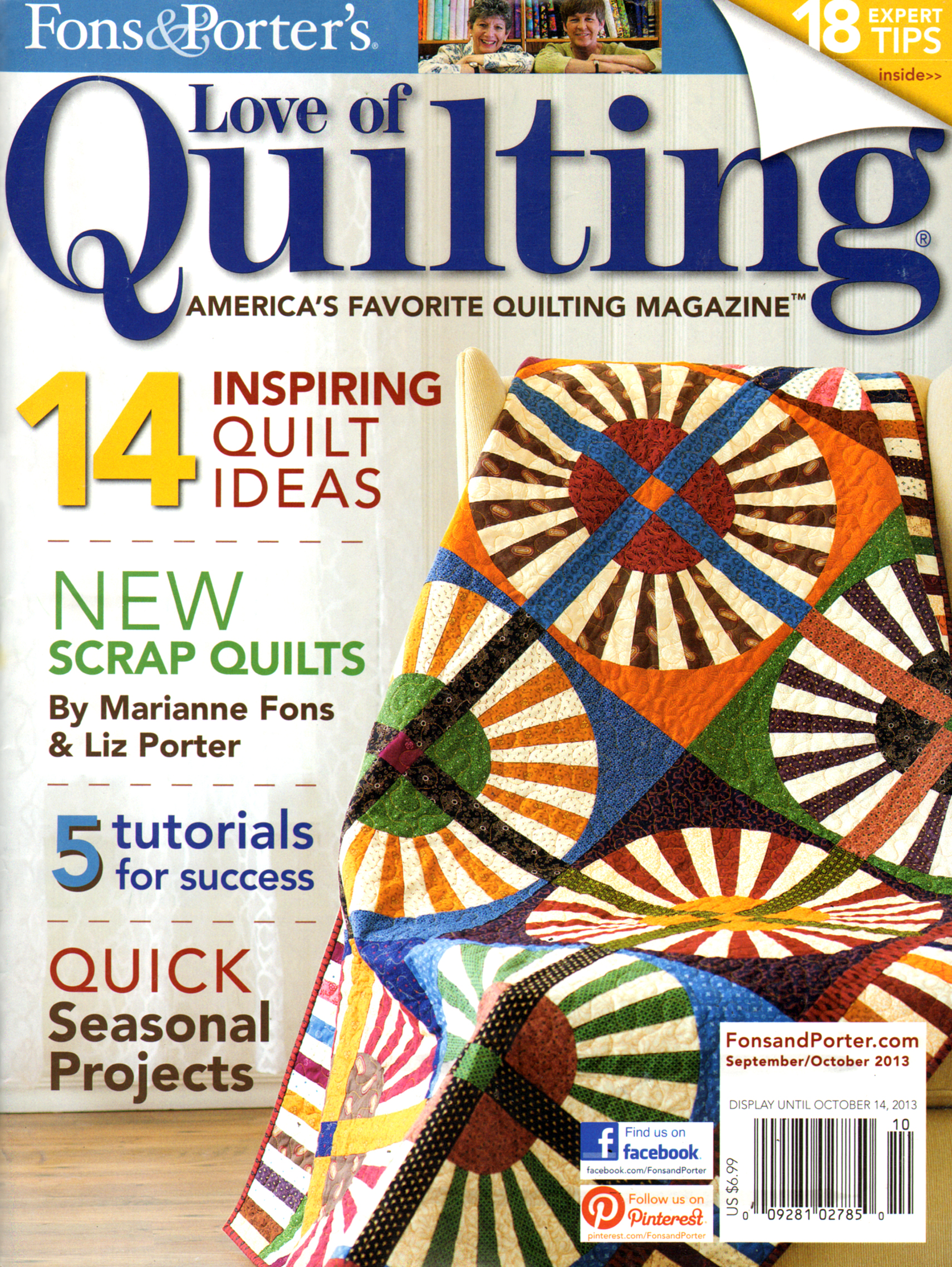 Fons-and-Porters-Love-of-Quilting September 01, 2013 Issue Cover
