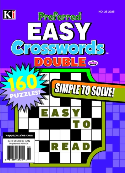 Preferred Easy Crosswords Double December 01, 2025 Issue Cover