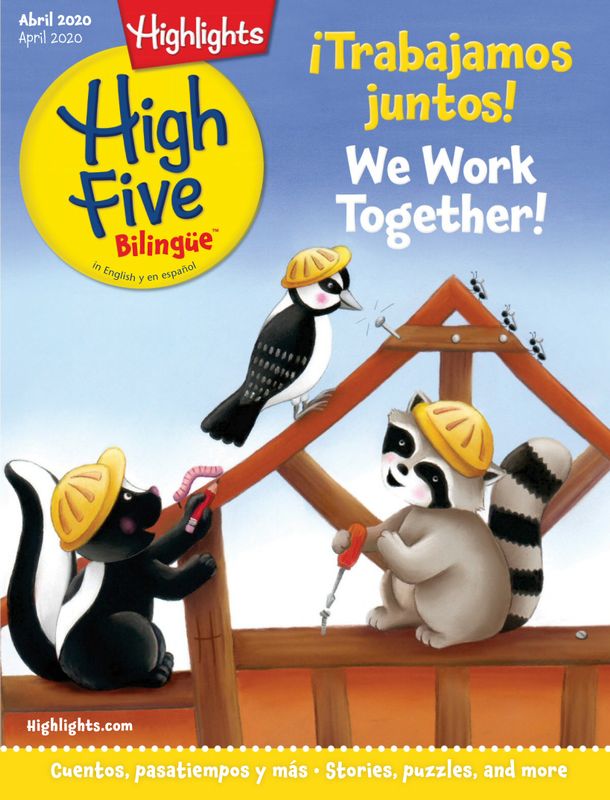 Highlights-High-Five-Bilingue April 01, 2020 Issue Cover