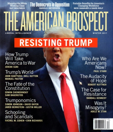 The American Prospect December 01, 2016 Issue Cover