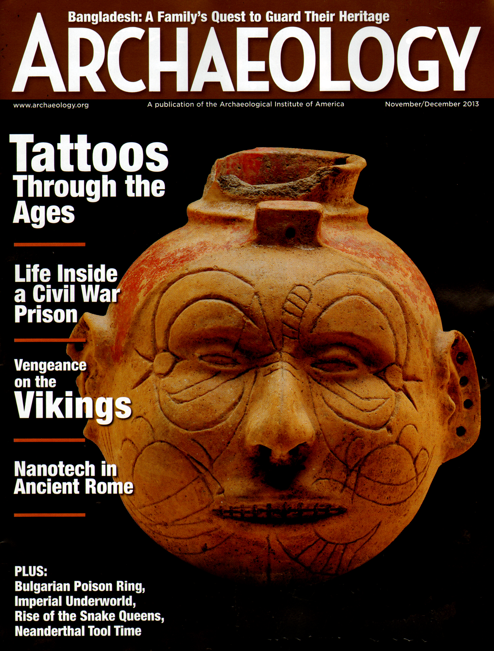Archaeology November 01, 2013 Issue Cover