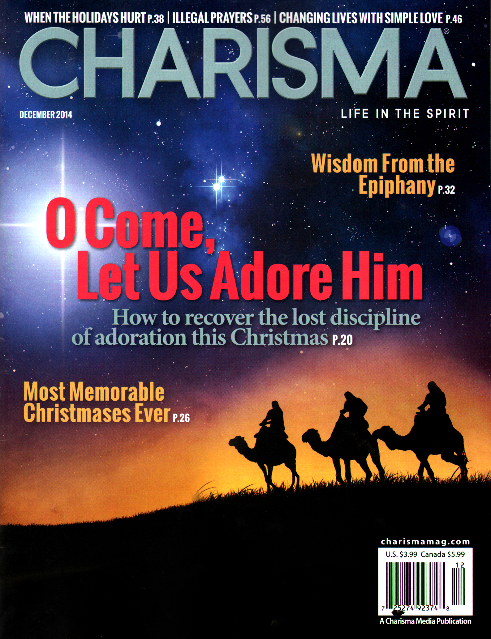 Charisma December 01, 2014 Issue Cover