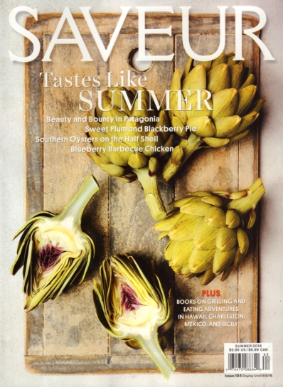 Saveur July 01, 2016 Issue Cover