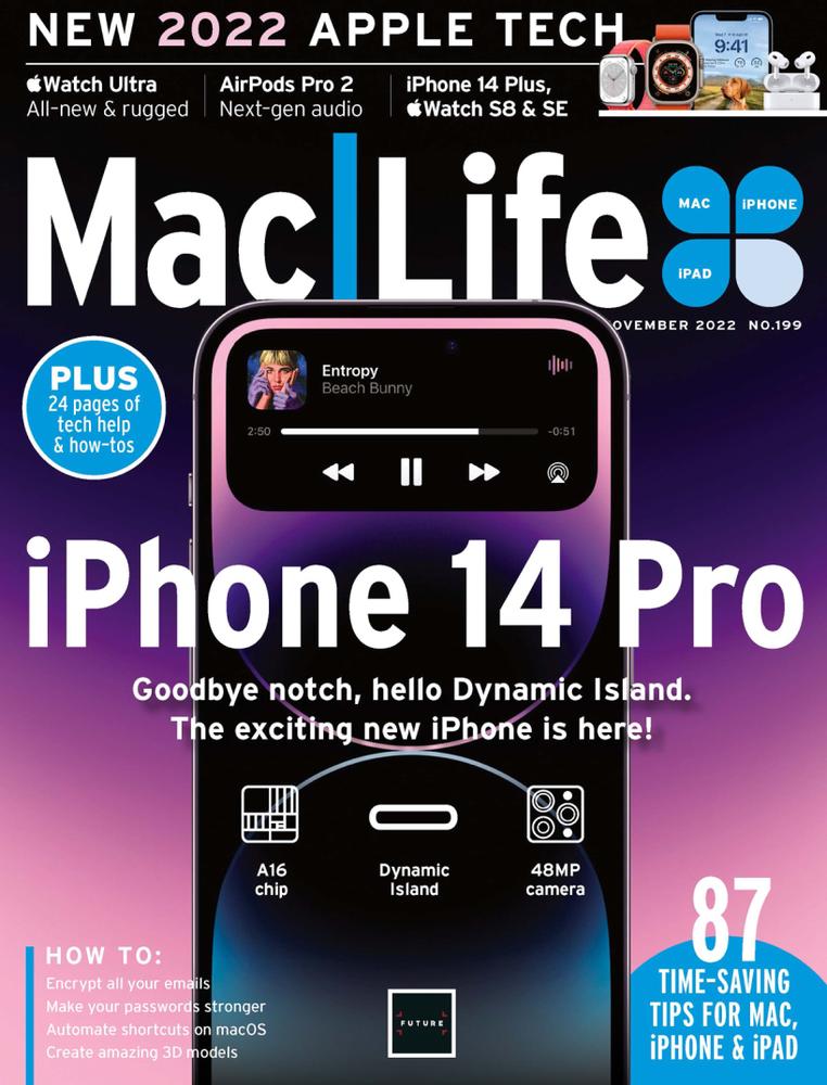 Mac-|-Life November 01, 2022 Issue Cover