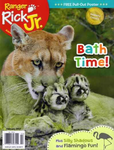 Ranger Rick Jr. February 01, 2017 Issue Cover
