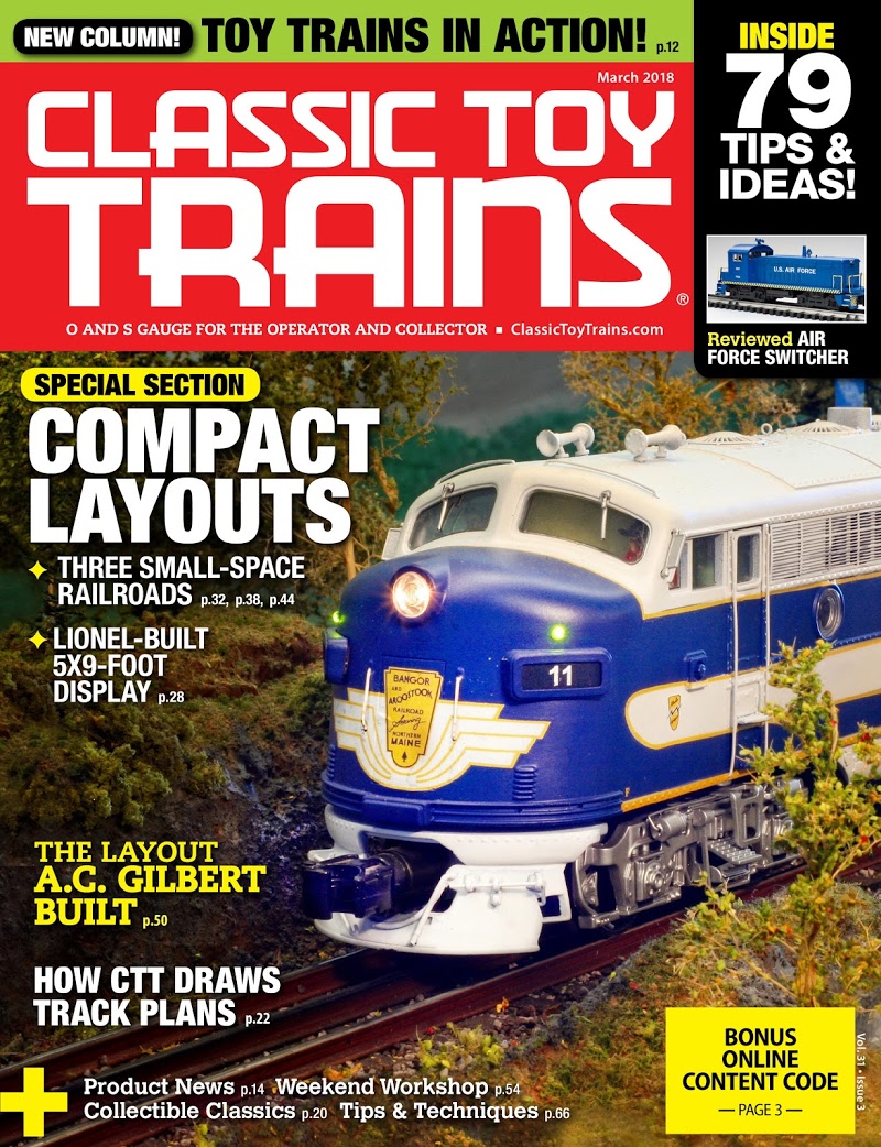 Classic-Toy-Trains March 01, 2018 Issue Cover