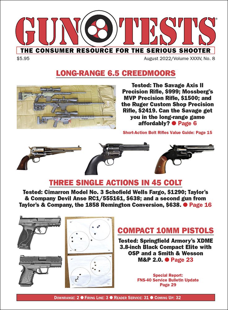 Gun-Tests August 01, 2022 Issue Cover