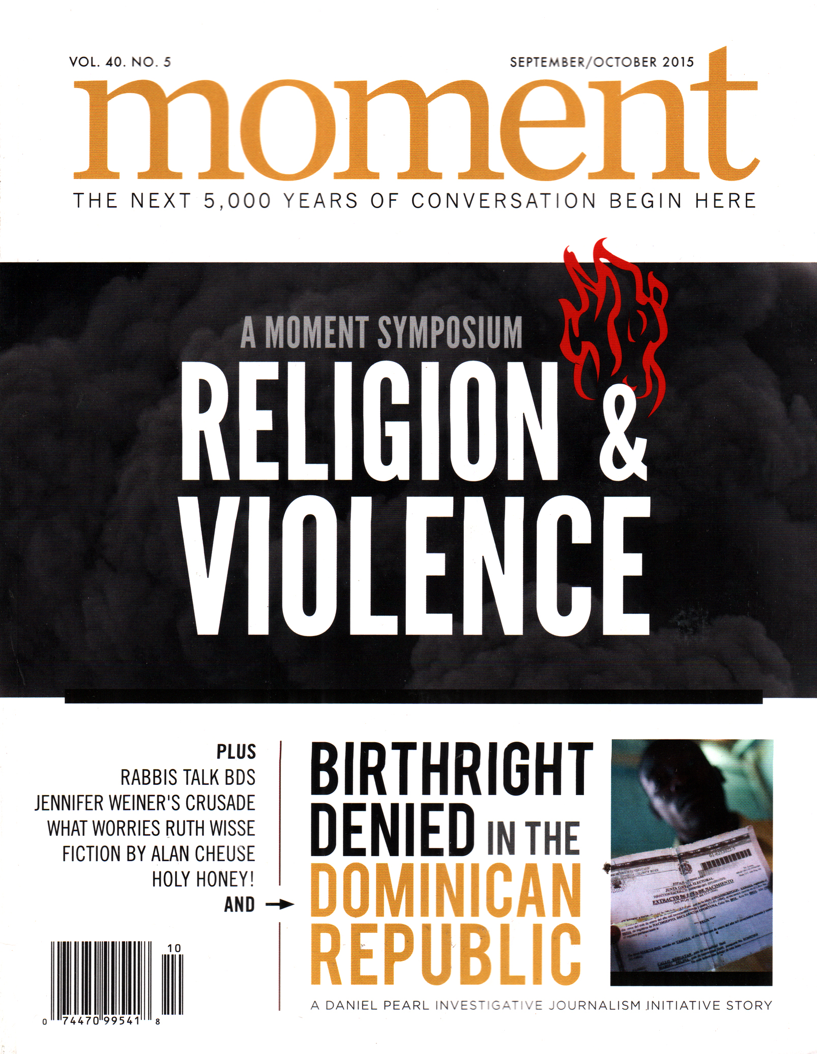 Moment September 01, 2015 Issue Cover
