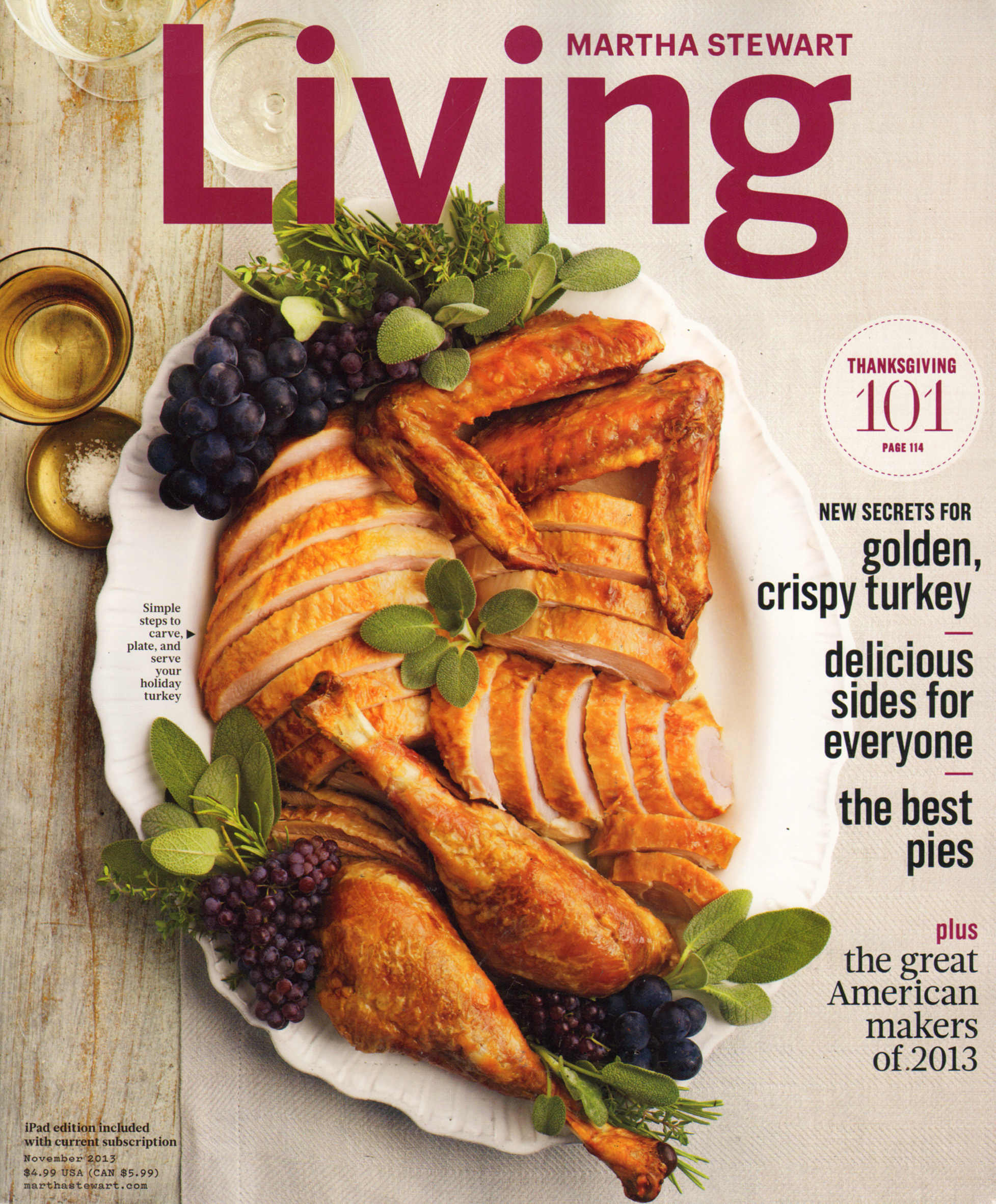 Martha-Stewart-Living November 01, 2013 Issue Cover