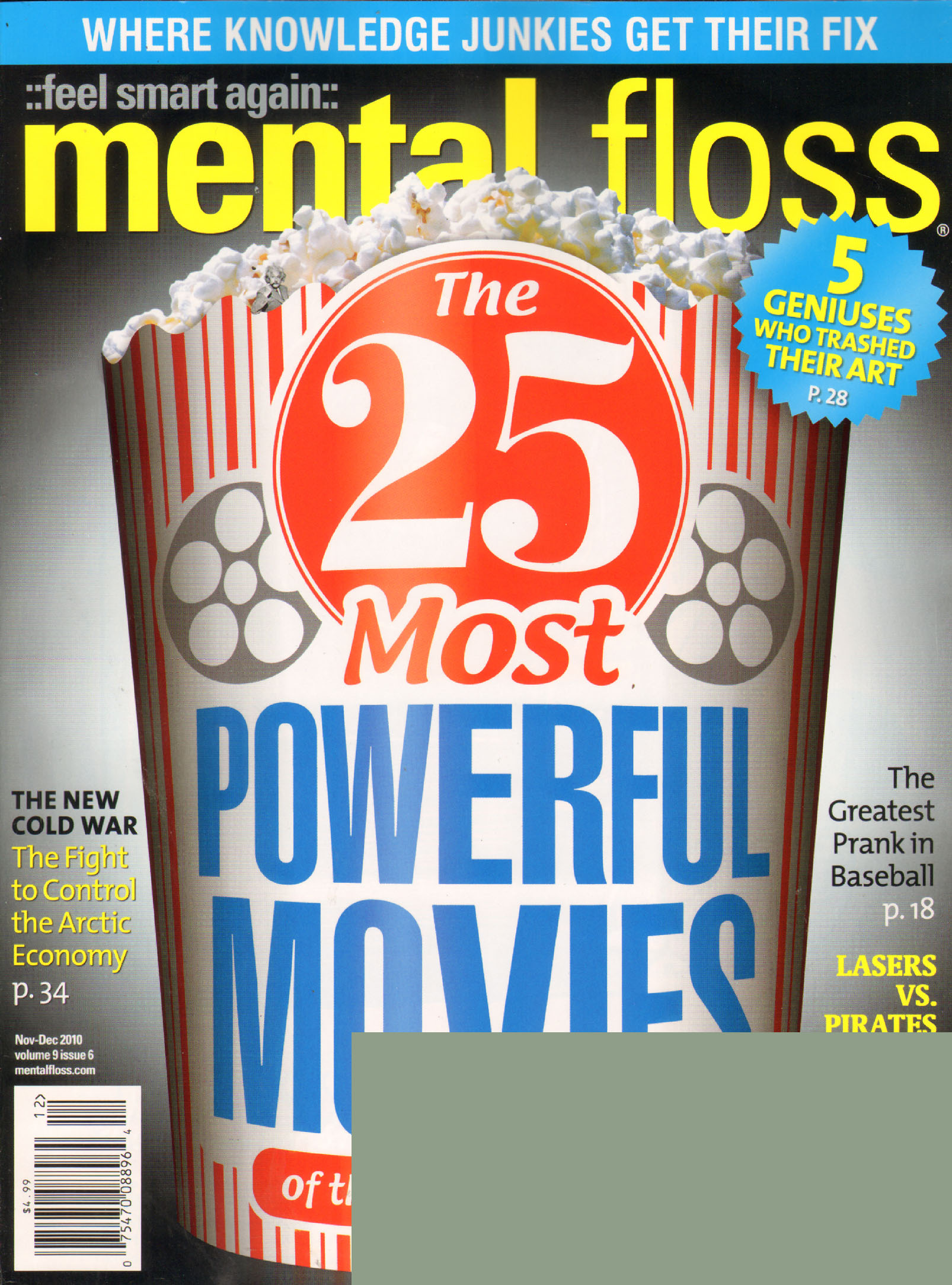 Mental-Floss November 01, 2010 Issue Cover