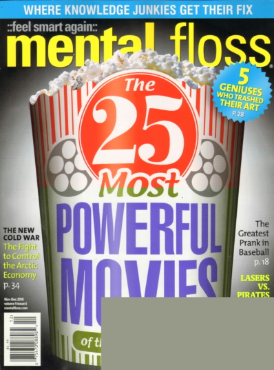 Mental Floss November 01, 2010 Issue Cover
