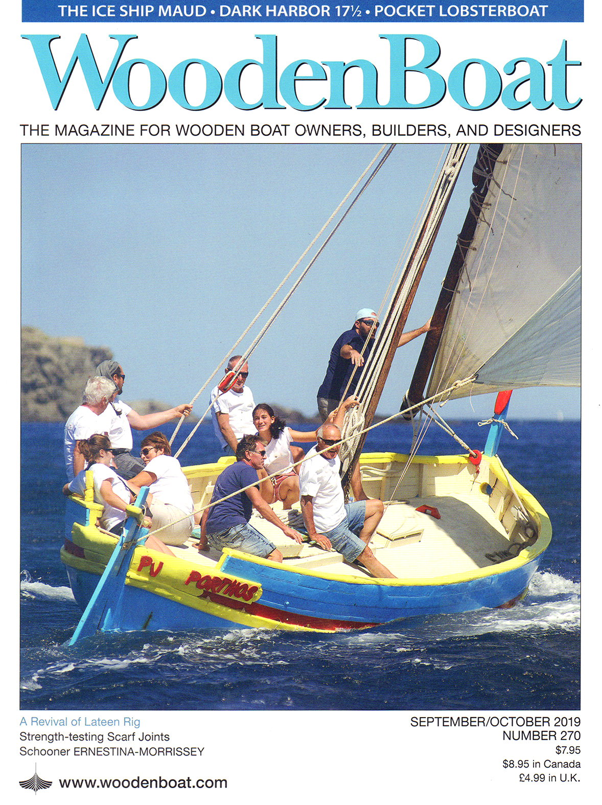 Wooden-Boat September 01, 2019 Issue Cover