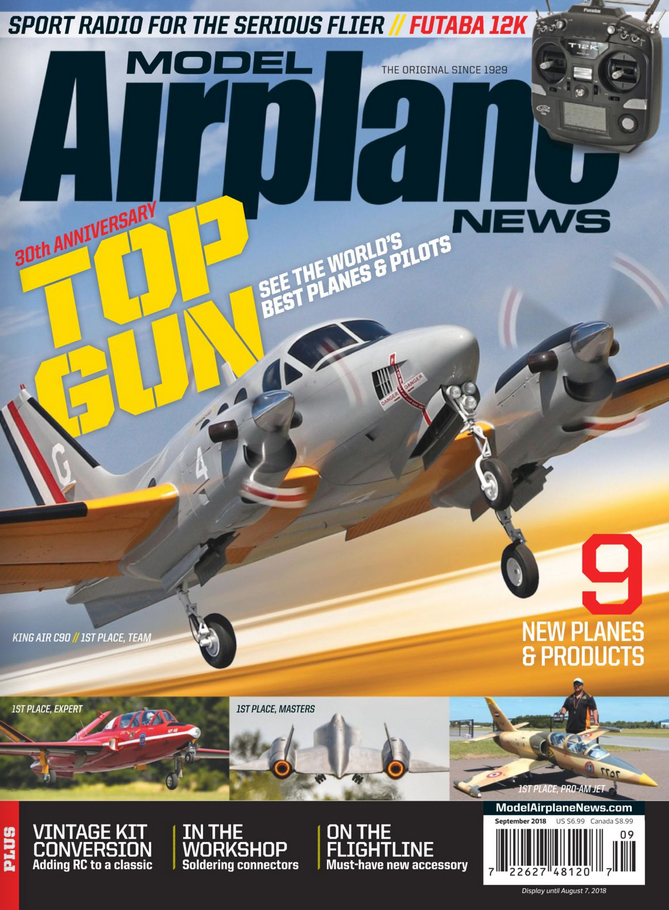 Model-Airplane-News September 01, 2018 Issue Cover