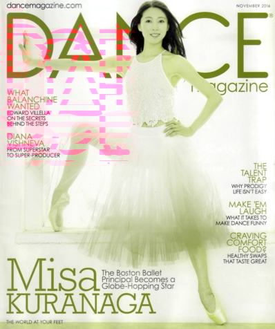 Dance Magazine November 01, 2016 Issue Cover